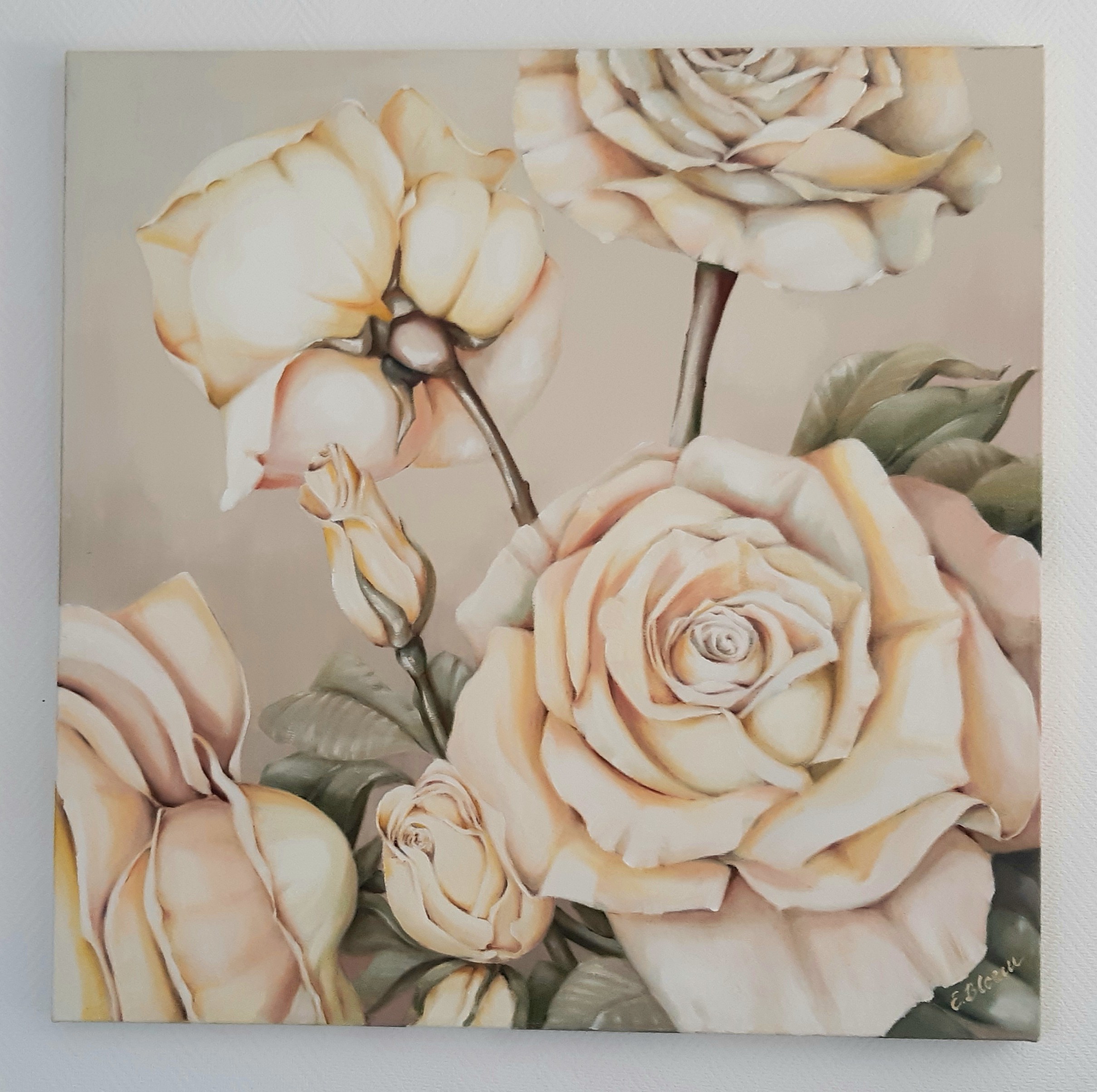 Florales Kunstwerk 2 - Rosen